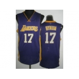 nba los angeles lakers #17 bynum purple[revolution 30]