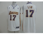 nba los angeles lakers #17 lin white[revolution 30 swingman]