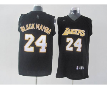 nba los angeles lakers #24 black mamba black