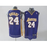 nba los angeles lakers #24 bryant purple(fans edition)