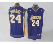 nba los angeles lakers #24 bryant purple(fans edition)