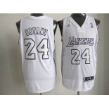 nba los angeles lakers #24 bryant white[fullwhite-2]