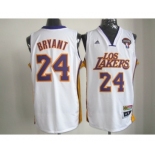 nba los angeles lakers #24 bryant white[los-1]