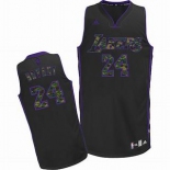 nba los angeles lakers #24 kobe bryant black[camo fashion swingman]