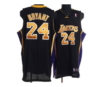 nba los angeles lakers #24 kobe bryant black(gold number)