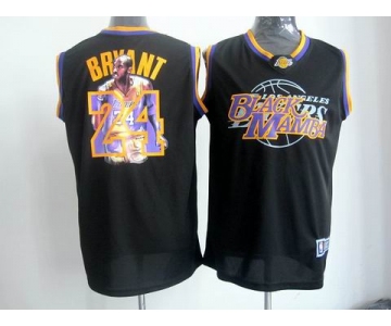 nba los angeles lakers #24 kobe bryant black[limited edition-2]