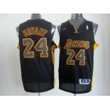 nba los angeles lakers #24 kobe bryant blackyellow[revolution 30 swingman]