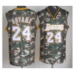 nba los angeles lakers #24 kobe bryant camo