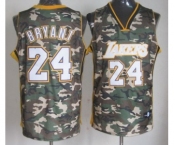 nba los angeles lakers #24 kobe bryant camo