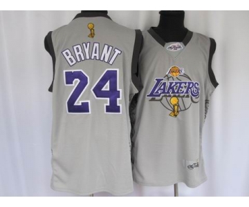 nba los angeles lakers #24 kobe bryant grey