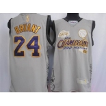 nba los angeles lakers #24 kobe bryant grey(commemorative edition)