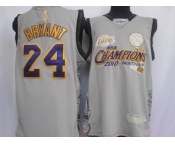 nba los angeles lakers #24 kobe bryant grey(commemorative edition)