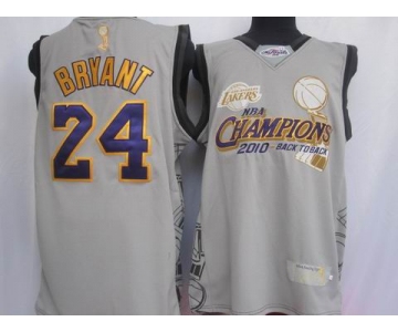 nba los angeles lakers #24 kobe bryant grey(commemorative edition)