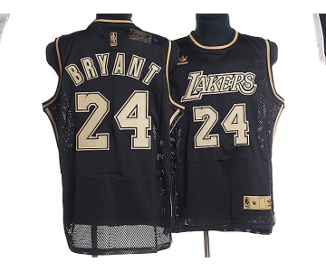 nba los angeles lakers #24 kobe bryant m&n black