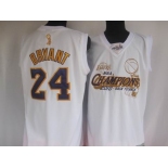 nba los angeles lakers #24 kobe bryant white(commemorative edition)