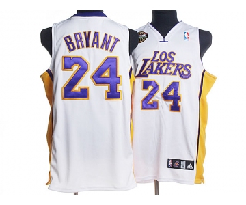 nba los angeles lakers #24 kobe bryant white(los city edition)