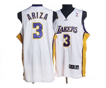 nba los angeles lakers #3 ariza white