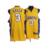 nba los angeles lakers #3 ariza yellow