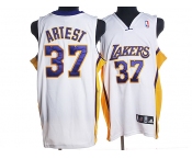 nba los angeles lakers #37 artest white