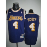 nba los angeles lakers #4 scott m&n purple