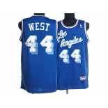 nba los angeles lakers #44 west m&n blue