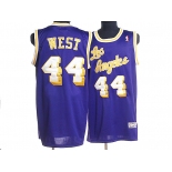 nba los angeles lakers #44 west m&n purple