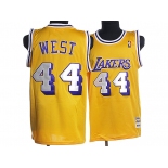 nba los angeles lakers #44 west m&n yellow