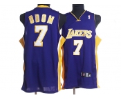 nba los angeles lakers #7 odom blue