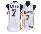 nba los angeles lakers #7 odom white