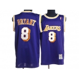 nba los angeles lakers #8 bryant m&n purple