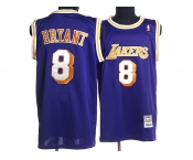 nba los angeles lakers #8 bryant m&n purple