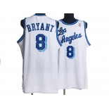 nba los angeles lakers #8 bryant m&n white