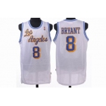 nba los angeles lakers #8 bryant white(fans edition)