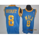 nba los angeles lakers #8 brysnt blue(gold number)