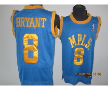 nba los angeles lakers #8 brysnt blue(gold number)