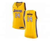 Women Nike Los Angeles Lakers #14 Brandon Ingram Gold NBA Swingman Icon Edition Jersey