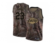 Women Nike Los Angeles Lakers #23 LeBron James Camo NBA Swingman Realtree Collection Jersey