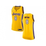 Women Nike Los Angeles Lakers #8 Kobe Bryant Gold NBA Swingman Icon Edition Jersey