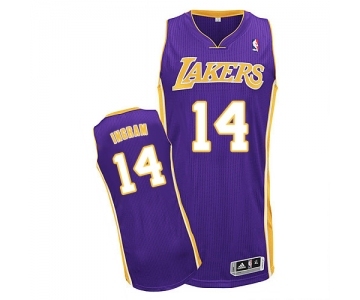 Women's Adidas Los Angeles Lakers #14 Brandon Ingram Authentic Purple Road NBA Jersey