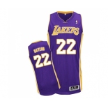 Women's Adidas Los Angeles Lakers #22 Elgin Baylor Authentic Purple Road NBA Jersey