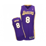 Women's Adidas Los Angeles Lakers #8 Kobe Bryant Authentic Purple Road NBA Jersey