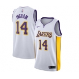 Women's Nike Los Angeles Lakers #14 Brandon Ingram Authentic White NBA Jersey - Association Edition