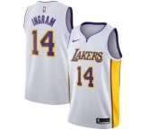 Women's Nike Los Angeles Lakers #14 Brandon Ingram Authentic White NBA Jersey - Association Edition