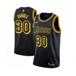 Women's Nike Los Angeles Lakers #30 Julius Randle Swingman Black NBA Jersey - City Edition