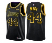 Women's Nike Los Angeles Lakers #44 Jerry West Swingman Black NBA Jersey - City Edition