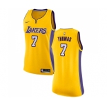 Women's Nike Los Angeles Lakers #7 Isaiah Thomas Authentic Gold Home NBA Jersey - Icon Edition