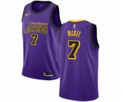 Women's Nike Los Angeles Lakers #7 JaVale McGee Swingman Purple NBA Jersey - City Edition