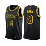 Women's Nike Los Angeles Lakers #9 Luol Deng Swingman Black NBA Jersey - City Edition