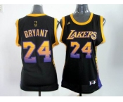 women nba jerseys los angeles lakers #24 bryant black[limited edition]