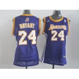 women nba jerseys los angeles lakers #24 bryant purple